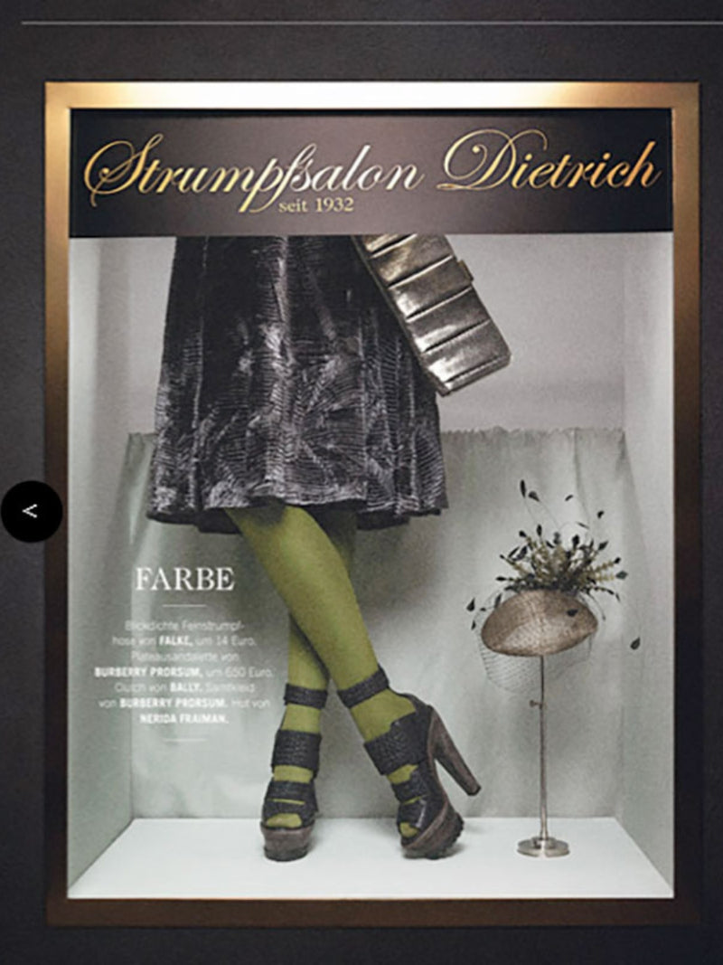 Nerida Fraiman sesigner beret on cover of Tush magazine.